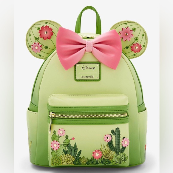 Loungefly Handbags - Loungefly Disney Minnie Mouse Cactus Cacti Backpack
